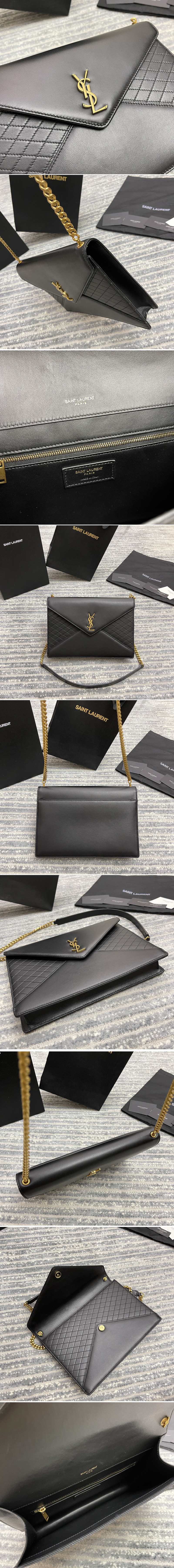 Replica Saint Laurent 668864 YSL GABY CHAIN BAG IN VINTAGE LAMBSKIN