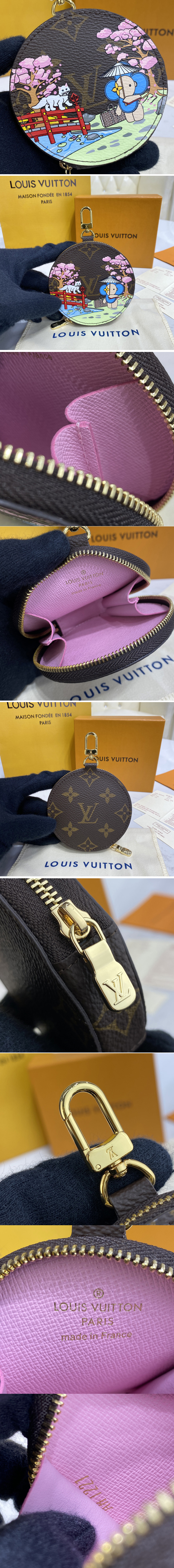 Replica Louis Vuitton M80864 LV Round Coin Purse in Monogram canvas