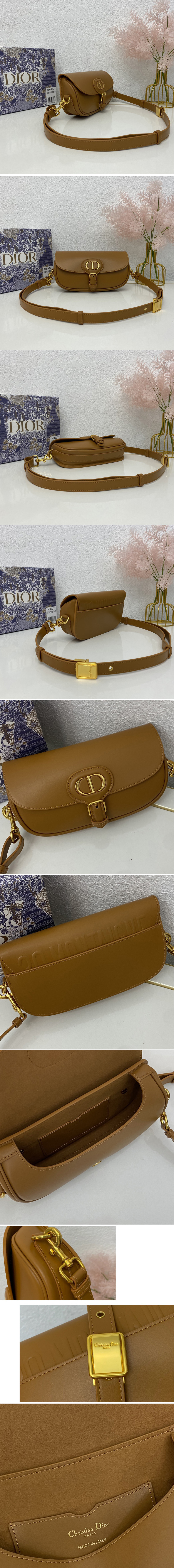 Replica Christian Dior M9327 Dior Bobby East-West bag in Amber Box Calfskin