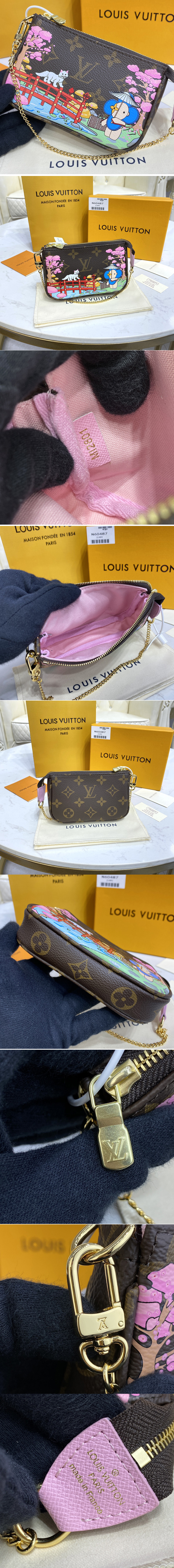 Replica Louis Vuitton M45905 LV Mini Pochette Accessoires in Monogram canvas