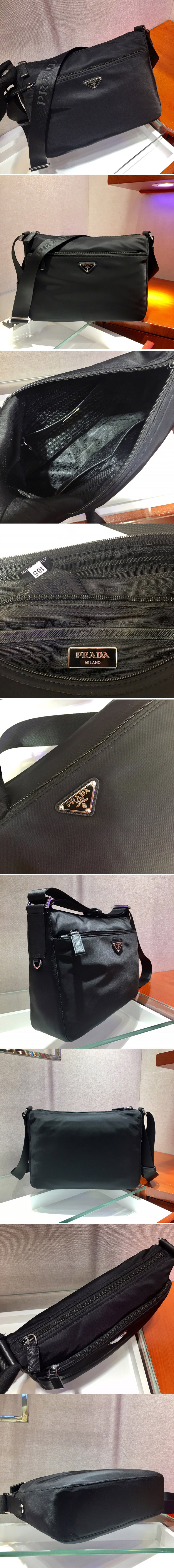 Replica Prada 1BC421 Prada Re-Nylon bag in Black Nylon