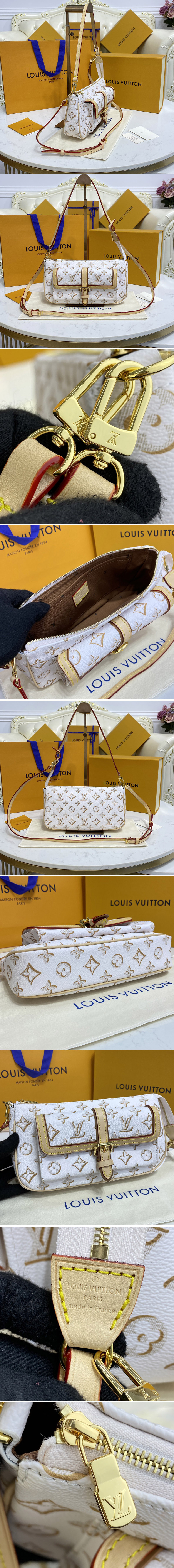 Replica Louis Vuitton M20920 LV Maxi Multi Pochette Accessoires handbag in Beige Monogram coated canvas