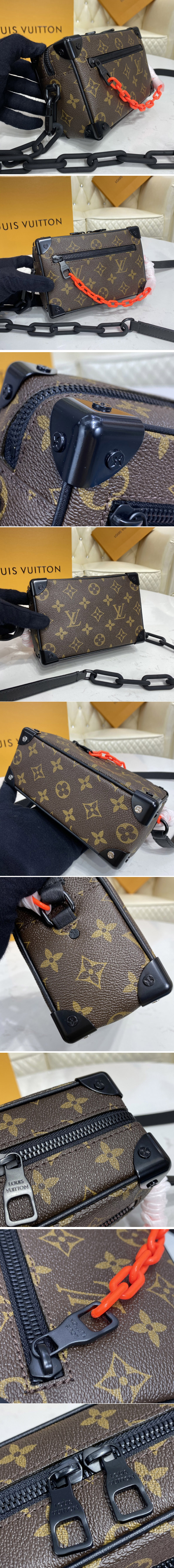 Replica Louis Vuitton M44735 LV Mini Soft Trunk bag in Monogram Canvas