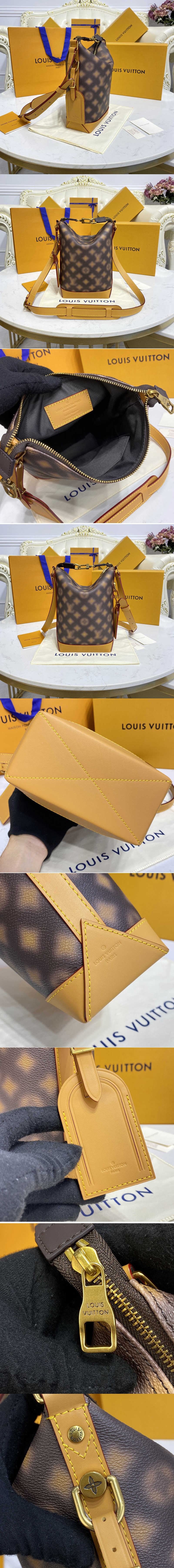 Louis Vuitton Monogram Coated Canvas Hobo Cruiser PM bag Louis