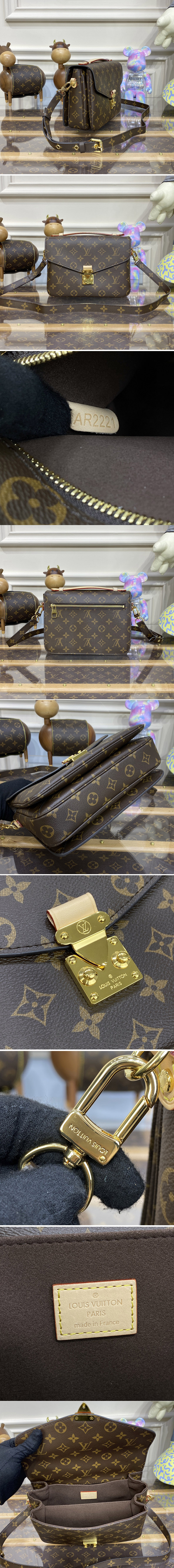 Replica Louis Vuitton M44875 LV Pochette Metis bag in Monogram coated canvas