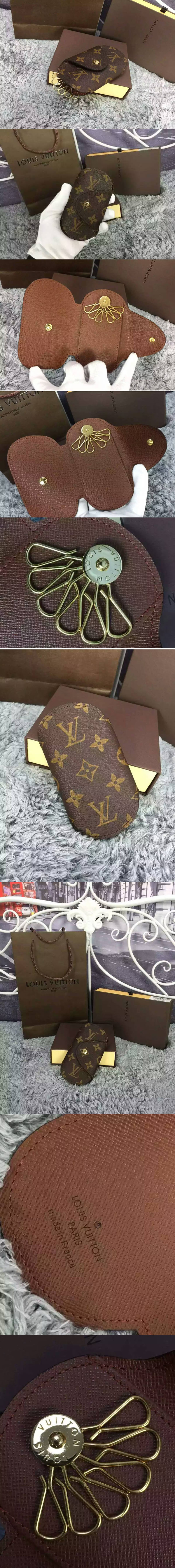 Replica Louis Vuitton M60116 Monogram Canvas Round Key Holder