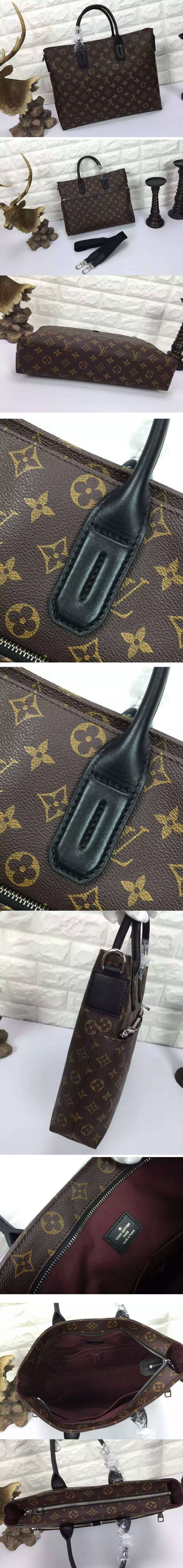 Replica Louis Vuitton M61288 Monogram Macassar Canvas 7 Days A Week Bag 