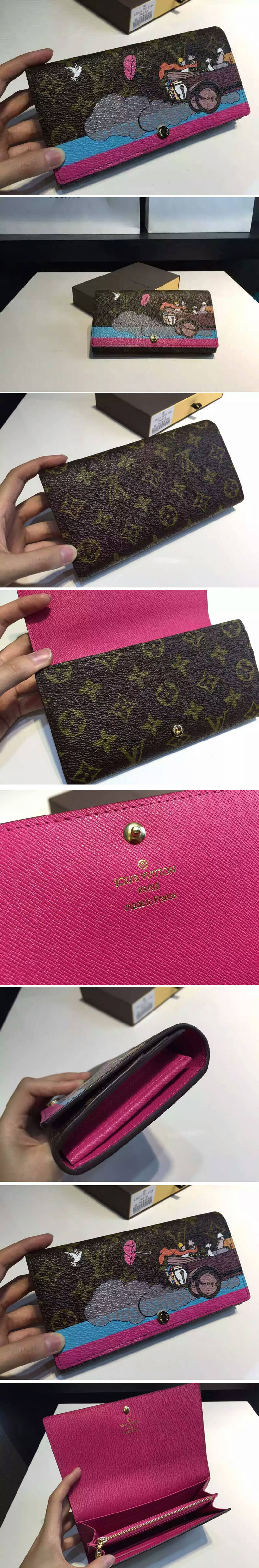 Replica Louis Vuitton M61359 Monogram Canvas Sarah Wallet Evasion 