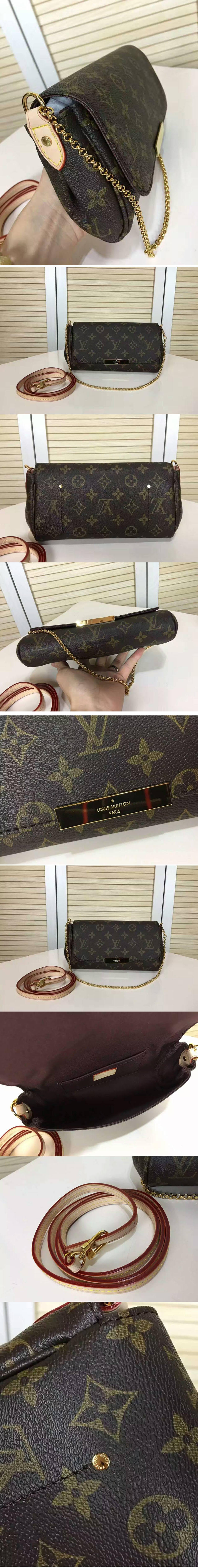 Replica Louis Vuitton M40717 Monogram Canvas Favorite PM Bags