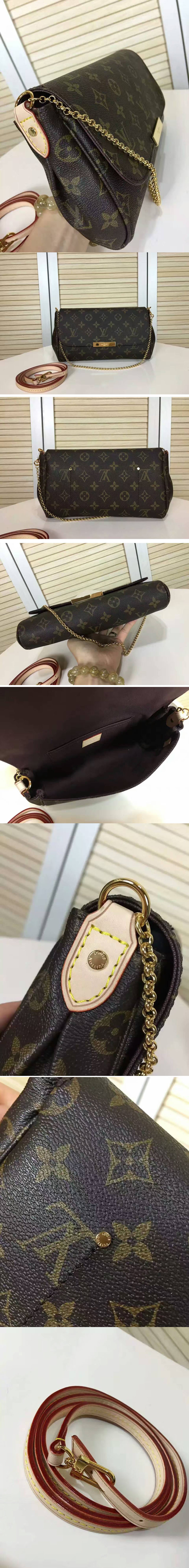 Replica Louis Vuitton M40718 Monogram Canvas Favorite PM Bags