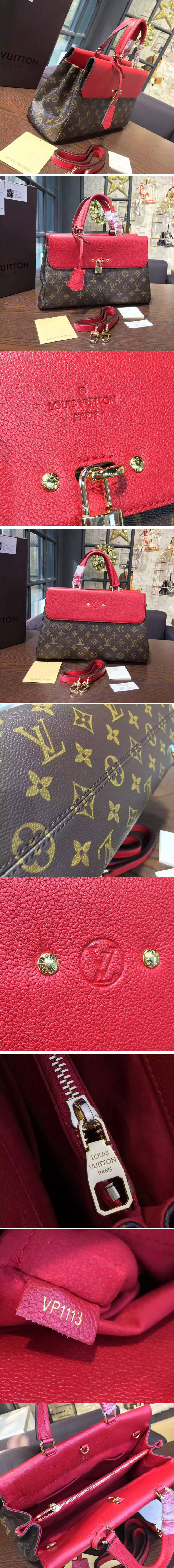 Replica Louis Vuitton M41738 Monogram Canvas Venus Bag Red