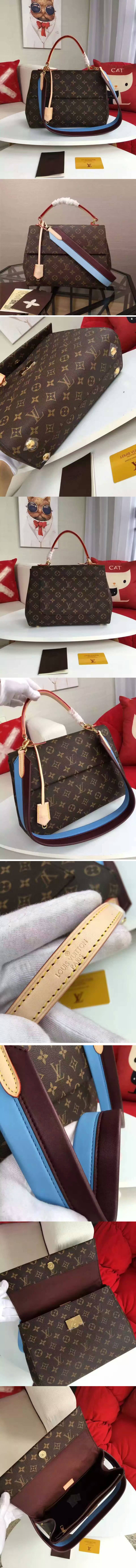 Replica Louis Vuitton M42735 Monogram Canvas Cluny MM Midium Bags 