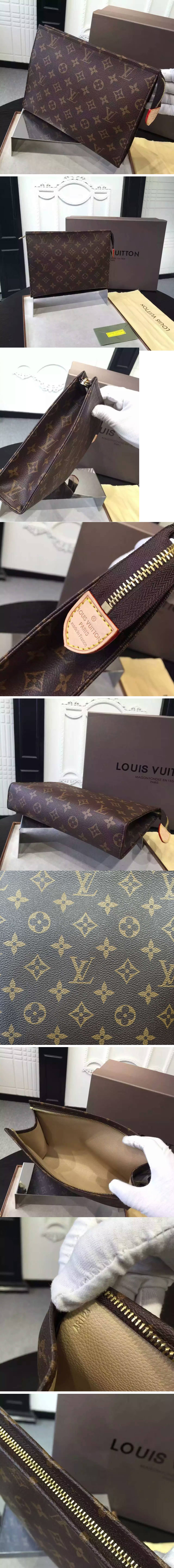 Replica Louis Vuitton M47542 Monogram Canvas Toiletry Pouch 26 