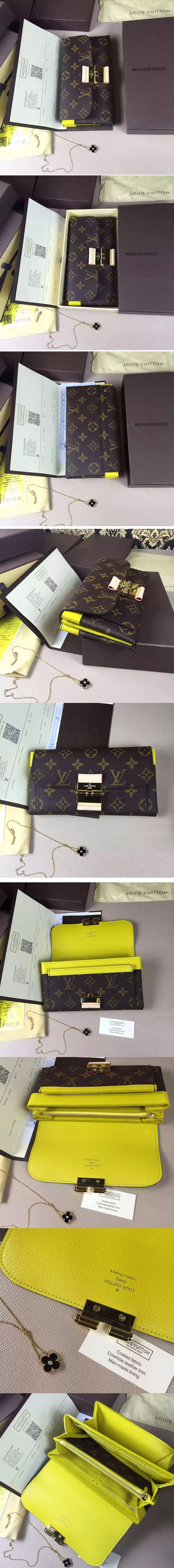 Replica Louis Vuitton M60413 Monogram Canvas Elysee Wallet 