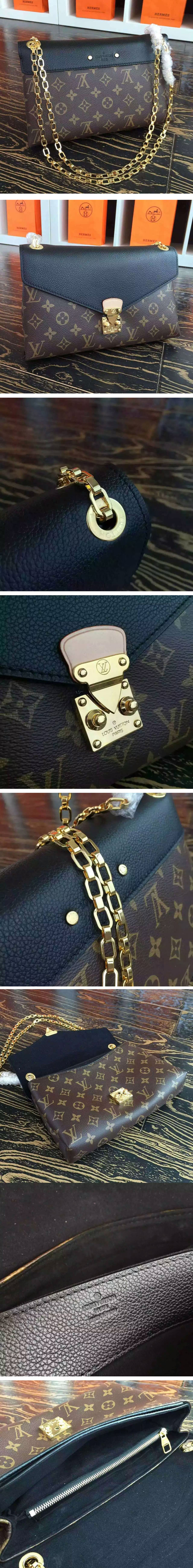 Replica Louis Vuitton M41223 Pallas Chain Monogram Canvas Bags