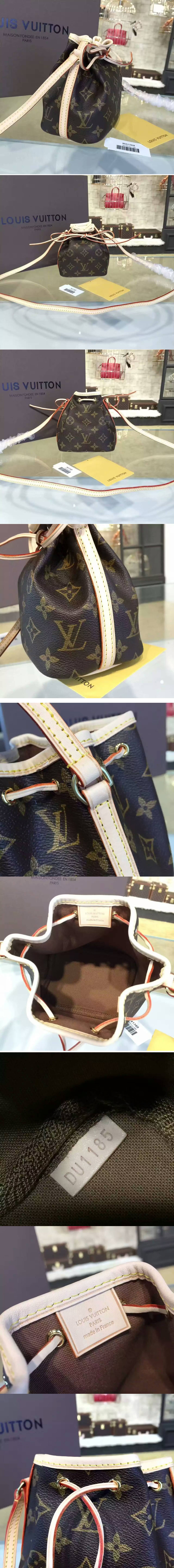 Replica Louis Vuitton M41346 Monogram Nano-Noe Shoulder bags