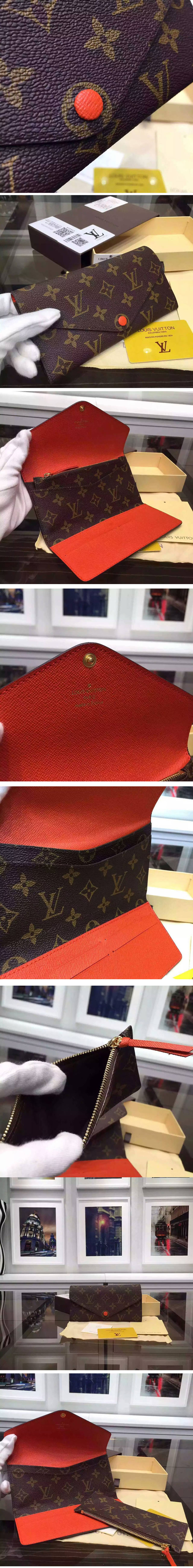 Replica Louis Vuitton M60707 Monogram Canvas Josephine Wallet 