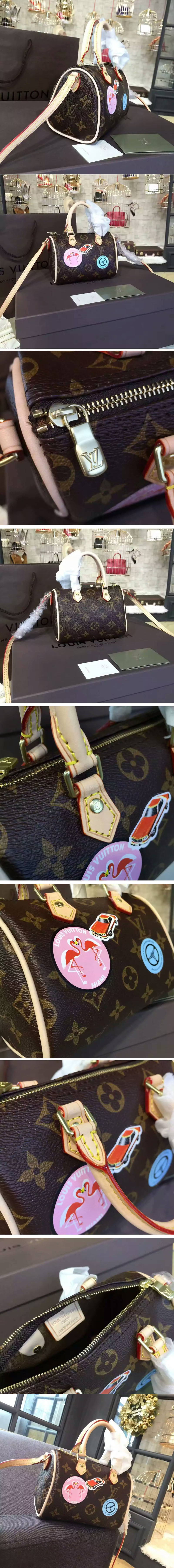 Replica Louis Vuitton M62208 Monogram Canvas Nano Speedy Bags