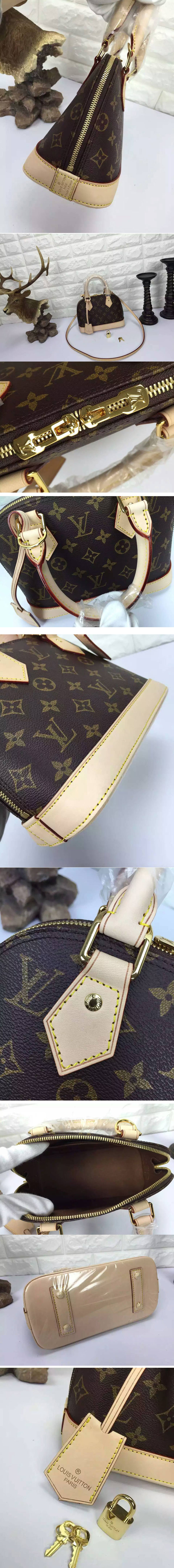 Replica Louis Vuitton M53152 Alma BB Monogram Canvas Bags