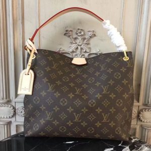 Replica Louis Vuitton M43703 Graceful MM Monogram Canvas Bags Pivoine