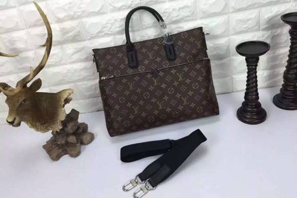 Replica Louis Vuitton M61288 Monogram Macassar Canvas 7 Days A Week Bag