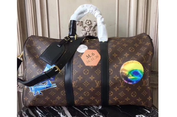 Replica Louis Vuitton Monogram Canvas Keepall 45 Bandouliere M41042 Bags