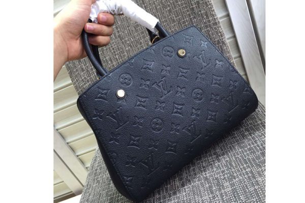 Replica Louis Vuitton M41048 Montaigne MM Emp Bags Black