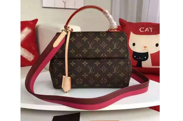 Replica Louis Vuitton M42738 Monogram Canvas Cluny MM Small Bags