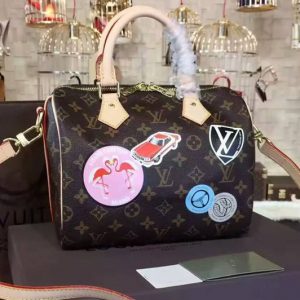 Replica Louis Vuitton M43232 Monogram Canvas Speedy 25cm Bags