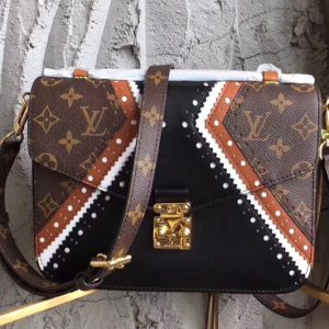 Replica Louis Vuitton M43488 Monogram Canvas Pochette Metis MM Bags