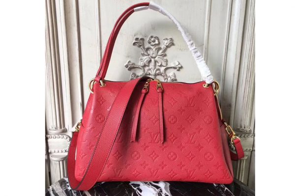 Replica Louis Vuitton m43720 Ponthieu PM Monogram Empreinte Bags Red