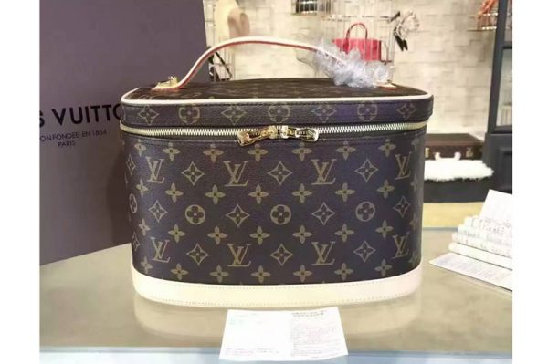 Replica Louis Vuitton LV M47280 Monogram Nice Beauty Case