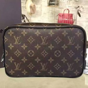 Replica Louis Vuitton M47506 Monogram Macassar canvas Toilet Pouch GM