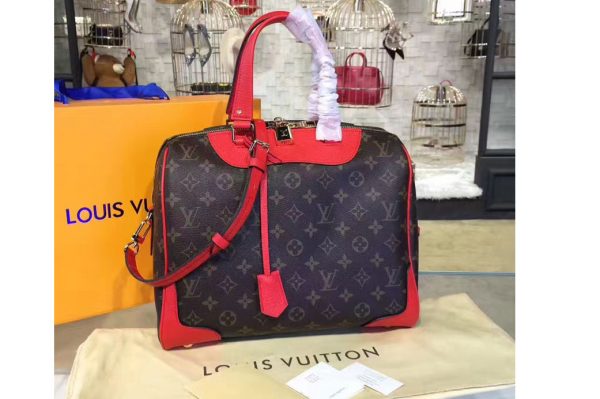 Replica Louis Vuitton M50057 Monogram Canvas Retiro NM Bags Red