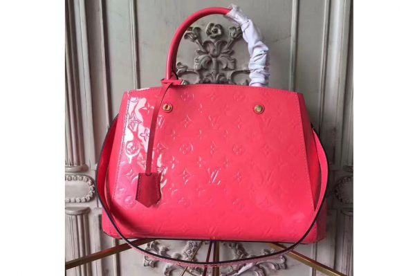 Replica Louis Vuitton M50167 Montaigne MM Monogram Vernis Bags