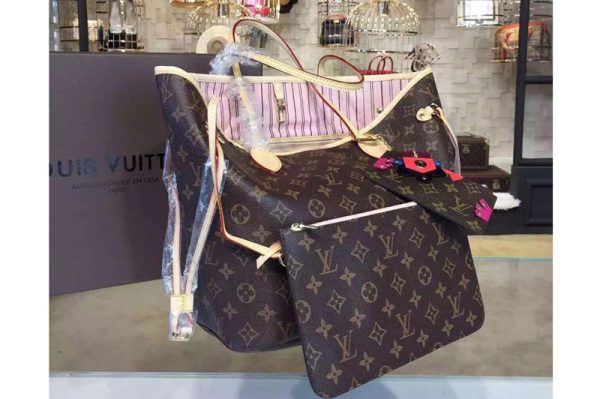 Replica Louis Vuitton M50366 Neverfull MM Monogram Canvas Bags