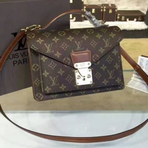 Replica Louis Vuitton M51187 Monogram Canvas Monceau 26 Briefcase Bags