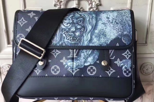 Replica Louis Vuitton M54248 Lion Messenger PM Encre Bags