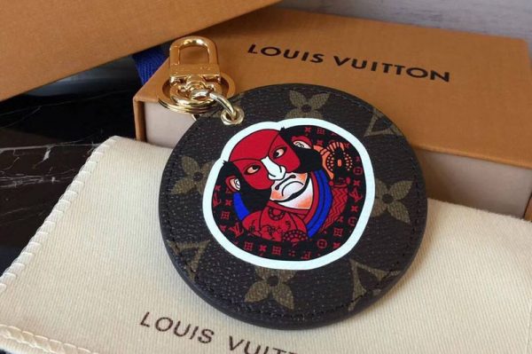 Replica Louis Vuitton MP1949 illustre kabuki bag charm and key holder