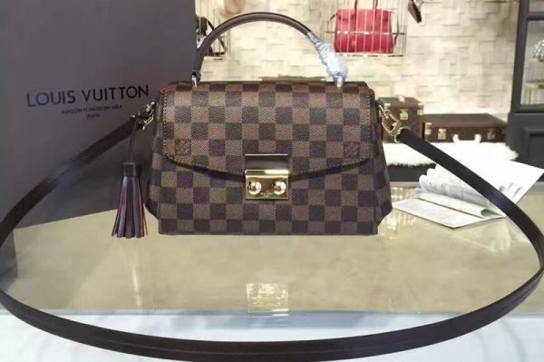 Replica Louis Vuitton N53000 Damier Ebene Canvas Croisette Bags