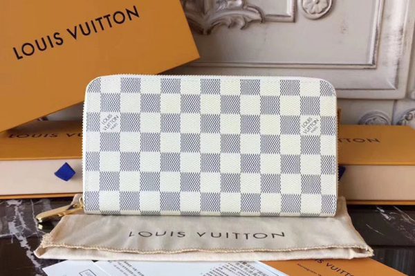 Replica Louis Vuitton N60012 Zippy Organizer Damier Azur Wallets