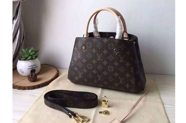 Replica Louis Vuitton M41055 Montaigne BB Monogram Canvas Bags