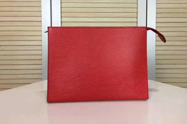 Replica Louis Vuitton M41366 Epi Toiletry Pouch 19 Red