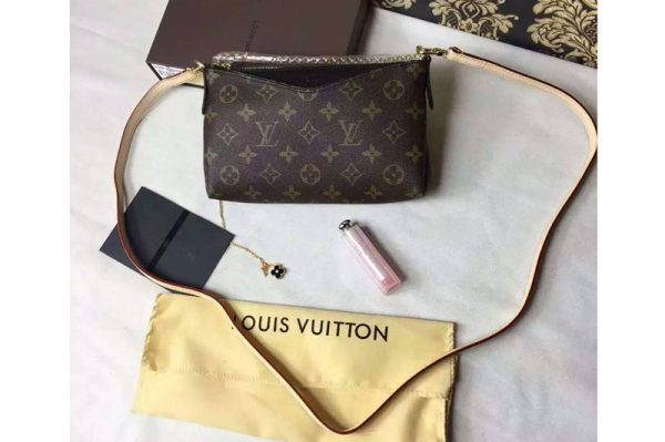 Replica Louis Vuitton M41638 Pallas Clutch Monogram Canvas Bags Black