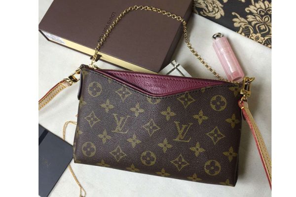 Replica Louis Vuitton M41638 Pallas Clutch Monogram Canvas Bags