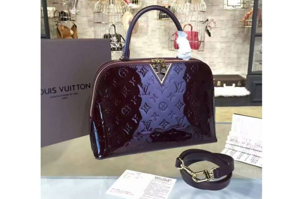 Replica Louis Vuitton M42694 Monogram Vernis Melrose Bags Purple