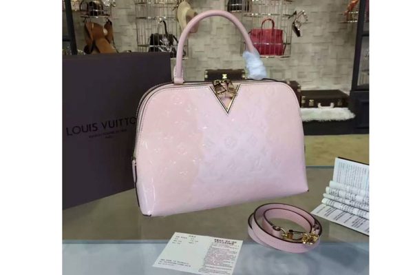 Replica Louis Vuitton M42694 Monogram Vernis Melrose Bags Pink