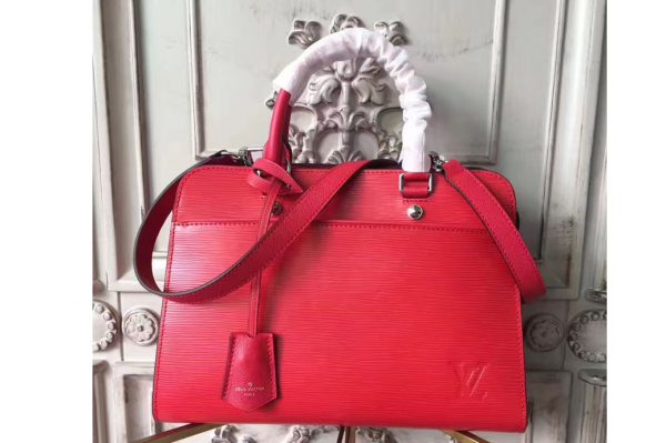 Replica Louis Vuitton M51239 Vaneau MM Epi Leather Bags Red