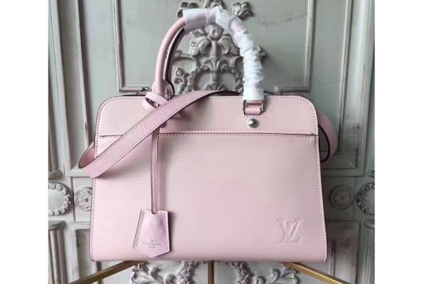 Replica Louis Vuitton M51239 Vaneau MM Epi Leather Bags Pink