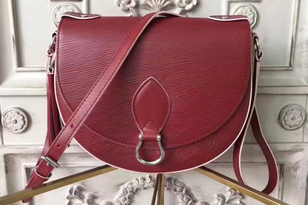 Replica Louis Vuitton Saint Cloud in Epi leather Bags M54155 Red